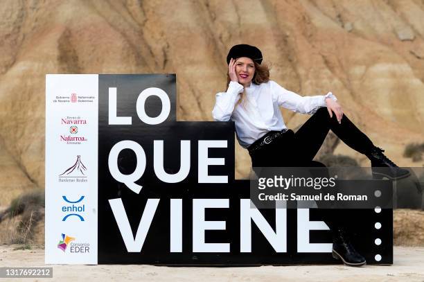 Spanish actress and singer Christina Rosenvinge attends 'Karen' premiere during the Lo que viene Film Festival at on May 12, 2021 in Tudela, Spain.