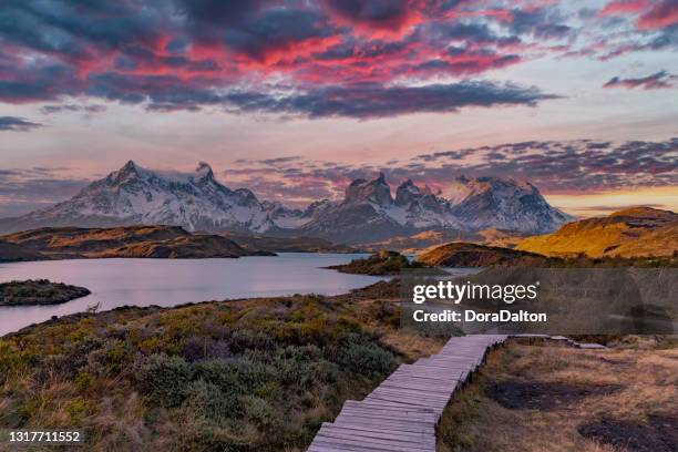 torres del paine national park, chile. (torres del paine national park) - explora park stock pictures, royalty-free photos & images