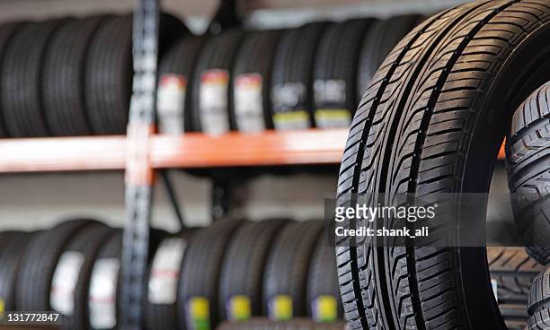 new tyres - ture stock pictures, royalty-free photos & images