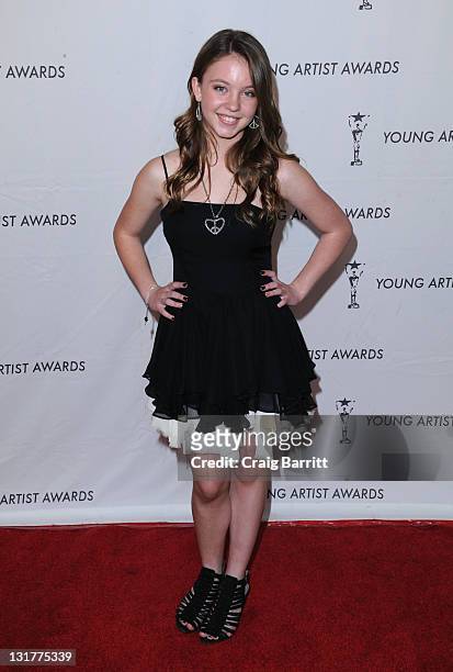 Sydney Sweeney attends the 32nd Annual Young Artist Awards at Sportsmens Lodge on March 13, 2011 in Studio City, California.