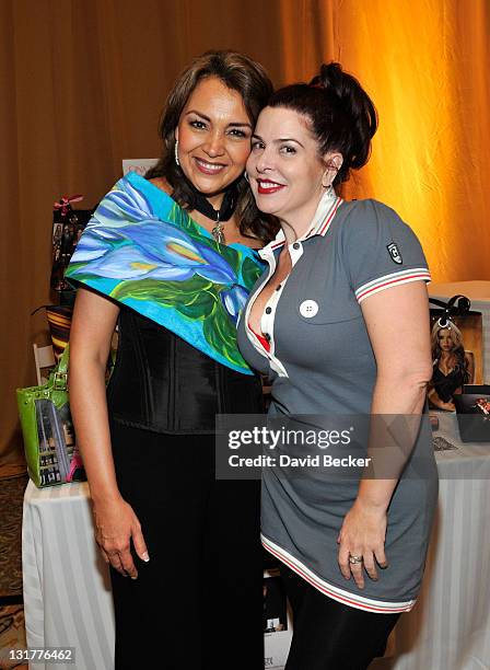 Singer Aida Cuevas attends the 11th Annual Latin GRAMMY Awards Gift Lounge held at the Mandalay Bay Events Center on November 11, 2010 in Las Vegas,...