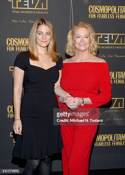 Clementine Shepherd Ford and Cybill Shepherd attend 50 & Fabulous: Celebrating 50 Years of Women's Advances Since The Pill at The Pierre Hotel on...