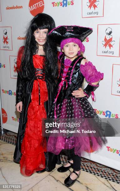 Alexa Gerasimovich and Ashley Gerasimovich attend 2010 Dream Halloween at Capitale on October 24, 2010 in New York City.