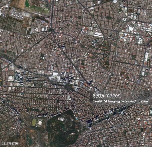 satellite image of mexico city, mexico - mexico city map stock pictures, royalty-free photos & images