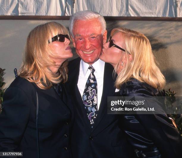 Janice Pennington, Bob Barker and Chantel Dubay attend Fifth Annual MTV Movie Awards at Disney Studios in Burbank, California on June 8, 1996.