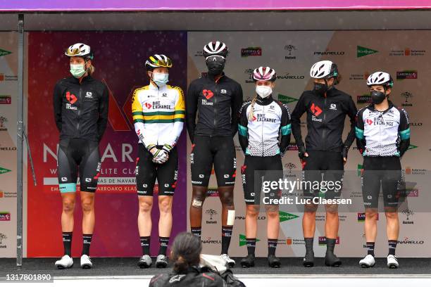 Ane Santesteban Gonzalez of Spain, Sarah Roy of Australia, Moniek Tenniglo of Netherlands, Janneke Ensing of Netherlands, Teniel Campbell of Trinidad...