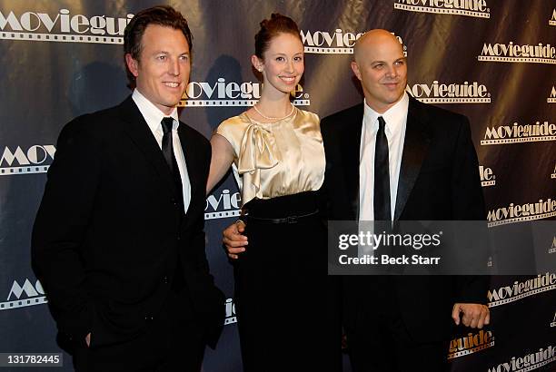 Producers of "Get Low" Dean Zanuck and Joey Rappa arrive at the 19th Annual Movieguide Awards Gala at Universal Hilton Hotel on February 18, 2011 in...