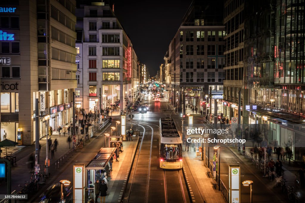 Friedrichstrasse en Berlín, Alemania