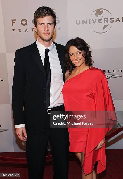 Actor Ryan McPartlin and wife Danielle Kirlin arrives at NBC Universal's 68th Annual Golden Globes After Party at The Beverly Hilton Hotel on January...