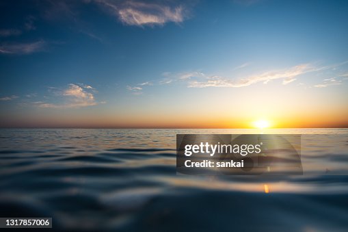 Beautiful sunset at the sea Beautiful sunset at the sea
