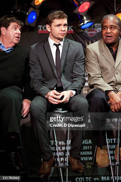 Professional boxer Yuri Foreman attends the Bob Arum and Don King press conference to announce Miguel Cotto vs. Ricardo Mayorga at B.B. King Blues...