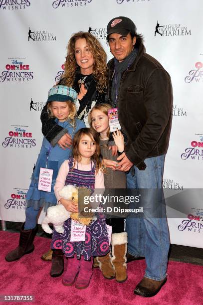 Actress Susan Haskell and family attend Disney On Ice's "Princess Wishes" opening night at Madison Square Garden on January 21, 2011 in New York City.