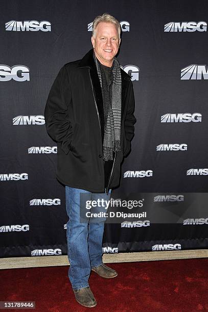 Boomer Esiason attends the premiere of "The Summer of 86: The Rise and Fall of the World Champion Mets" at MSG Studios on February 8, 2011 in New...