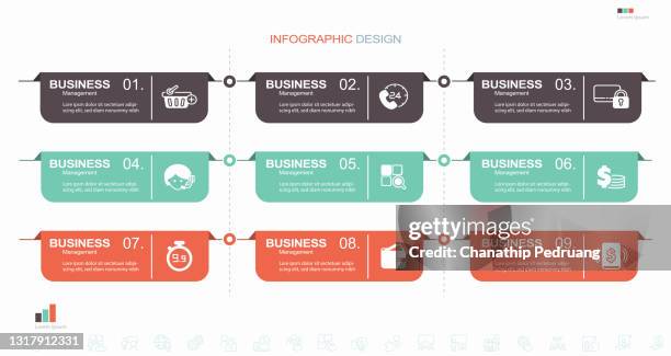 business data visualization. timeline infographic icons designed for abstract background template stock illustration infographic, staircase, footpath, vertical icon set - rectangle infographic stock illustrations