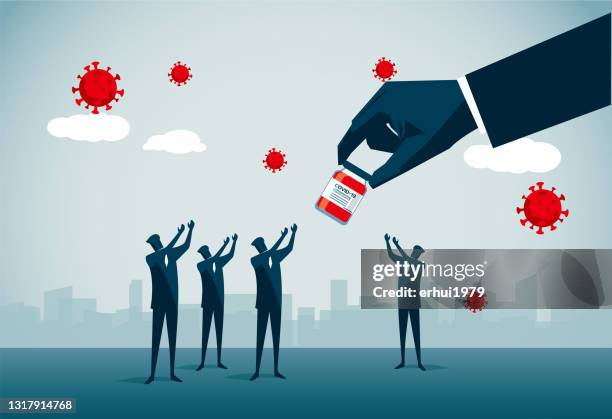 vaccination - volunteering covid stock illustrations
