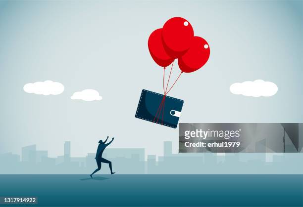 wages - 2021 balloons stock illustrations
