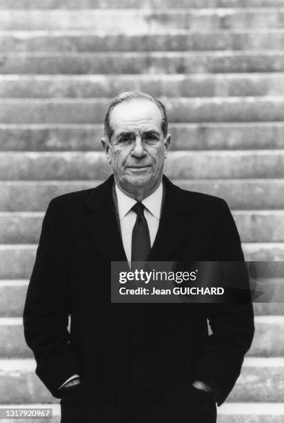 Portrait de Raymond Edde le 15 mars 1988.