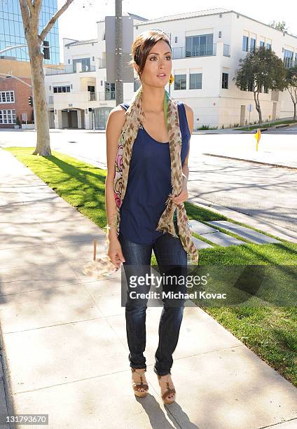 Actress Katie Cleary poses during a private photo session at p3r publicity offices on February 9, 2011 in Beverly Hills, California.