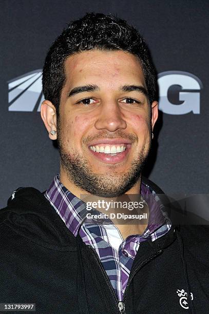 Professional basketball player Landry Fields attends the premiere of "The Summer of 86: The Rise and Fall of the World Champion Mets" at MSG Studios...