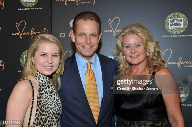 Bailey Ramsey, Russ Ramsey and Norma Ramsey at the We Are Family Foundation 8th Annual Celebration Gala at the Hammerstein Ballroom on October 26,...