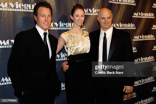 Producers of "Get Low" Dean Zanuck and Joey Rappa arrive at the 19th Annual Movieguide Awards Gala at Universal Hilton Hotel on February 18, 2011 in...