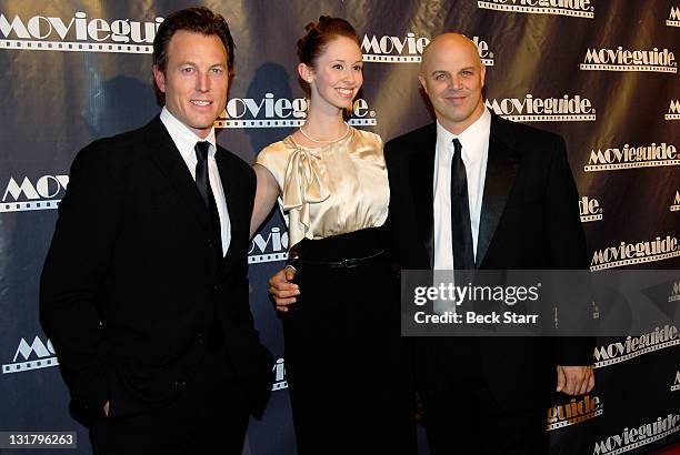 Producers of "Get Low" Dean Zanuck and Joey Rappa arrive at the 19th Annual Movieguide Awards Gala at Universal Hilton Hotel on February 18, 2011 in...