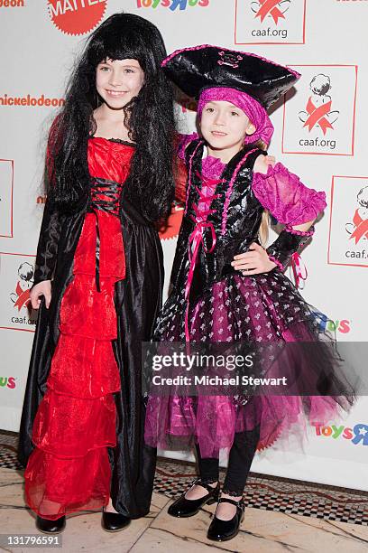 Alexa Gerasimovich and Ashley Gerasimovich attend 2010 Dream Halloween at Capitale on October 24, 2010 in New York City.