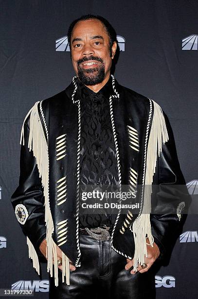 Walt "Clyde" Frazier attends the premiere of "The Summer of 86: The Rise and Fall of the World Champion Mets" at MSG Studios on February 8, 2011 in...