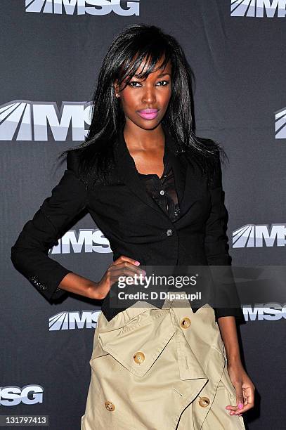 Tia Shipman attends the premiere of "The Summer of 86: The Rise and Fall of the World Champion Mets" at MSG Studios on February 8, 2011 in New York...