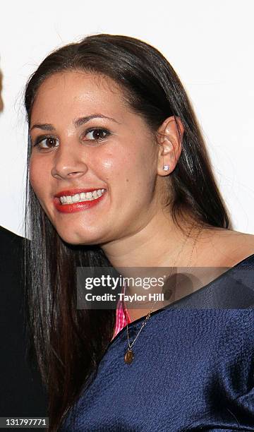 Sarah Leff attends the Jonathan Cohen Fall 2011 presentation during Mercedes-Benz Fashion Week at Flag Art Foundation on February 11, 2011 in New...