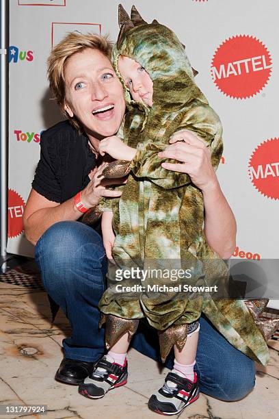 Edie Falco and Macy Falco attends 2010 Dream Halloween at Capitale on October 24, 2010 in New York City.
