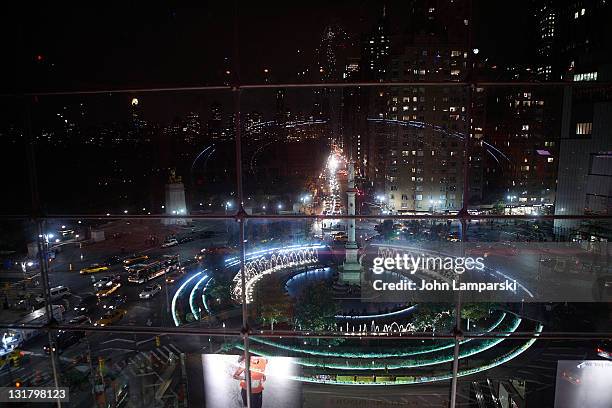 General view is seen during the YMCA of Greater New York's Arts & Letters auction and reception at the Frederick P. Rose Hall, Jazz at Lincoln Center...