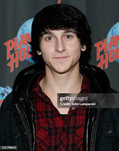 Mitchel Musso visits Planet Hollywood Times Square on October 12, 2010 in New York City.