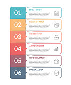Infographic Template with 6 Steps