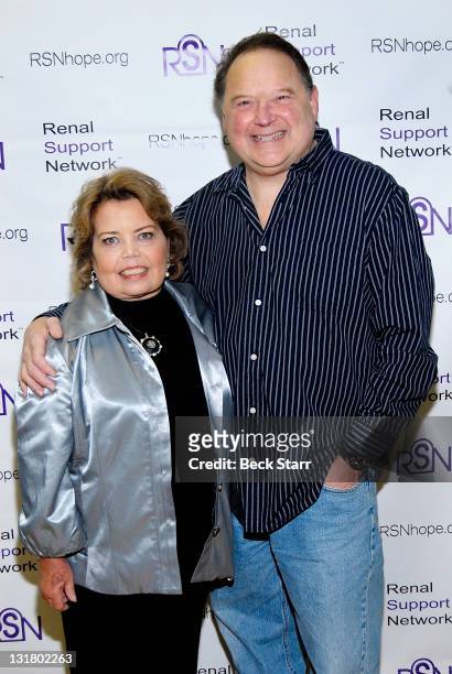 Founder and President of the Renal Support Network Lori Hartwell and actor Stephen Furst arrive at the 12th Annual Teen Prom hosted by Renal Support...
