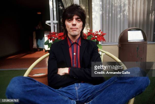 Frank Infante of Blondie at the Sunset Marquis in West Hollywood, CA. April 24, 1978.