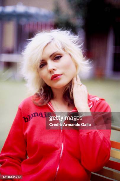 Debbie Harry of Blondie at the Sunset Marquis in West Hollywood, CA. April 24, 1978.