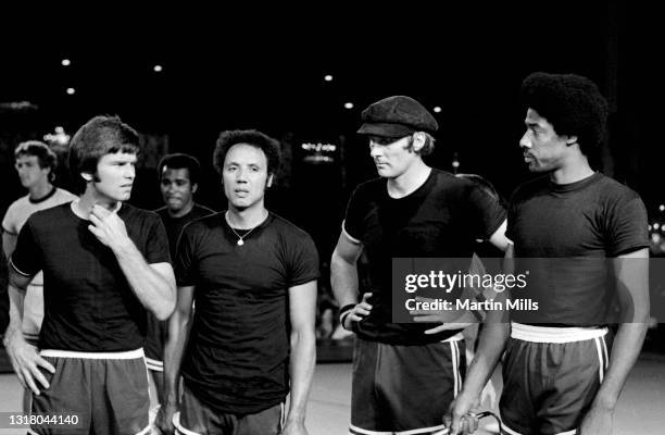 American actor Kent McCord, former NBA player Lenny Wilkens, NBA player of the Houston Rockets Rick Barry and NBA player of the Philadelphia 76ers...