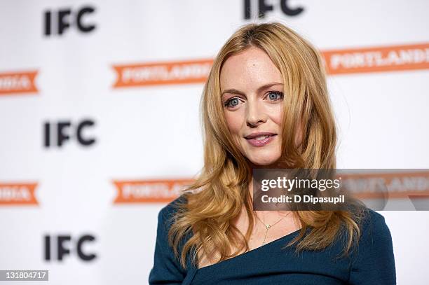 Actress Heather Graham attends a special screening of "Portlandia" at The Edison Ballroom on January 19, 2011 in New York City.