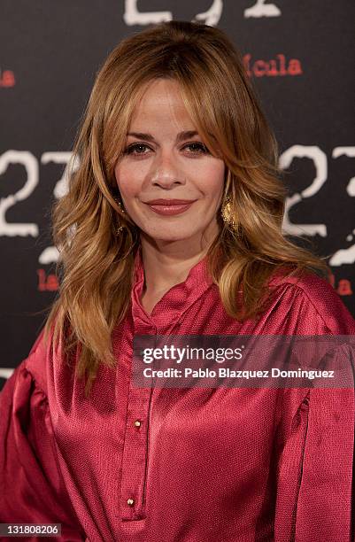 Spanish actress Maria Adanez attends '23-F' Premiere at Capitol Cinema on February 23, 2011 in Madrid, Spain.