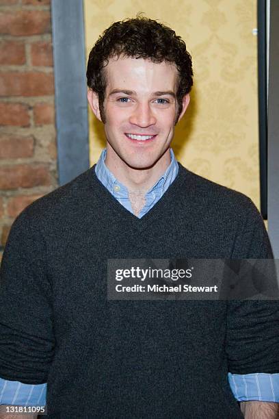 Actor A.J. Shively attends the after party for Kelsey Grammer, Douglas Hodge, Robin De Jesus & Fred Applegate's final performance in "La Cage Aux...