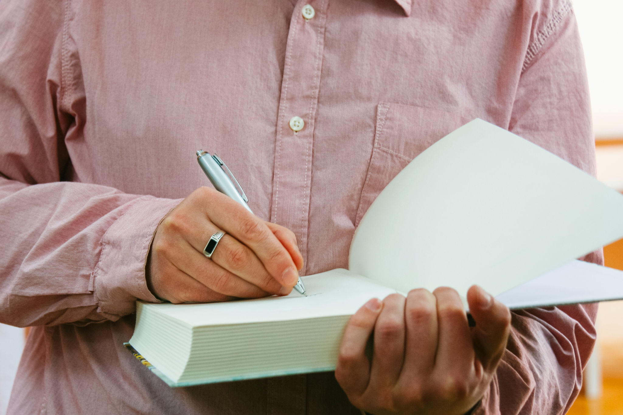 author signing