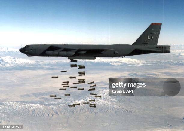 Drops a load of bombs in this file photo, date unknown. Gen. Richard Myers, chairman of the Joint Chiefs of Staff, said 15 land-based bombers _...