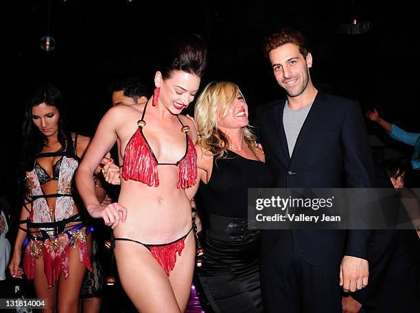 Fashion Designers Beth Gerharts and Franc Fernandez attend Haute CUTure Fashion Show and Red Carpet Event showcase host by World renowed designer of...
