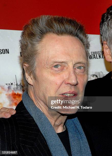 Christopher Walken attends the premiere of "Kill the Irishman" at Landmark's Sunshine Cinema on March 7, 2011 in New York City.