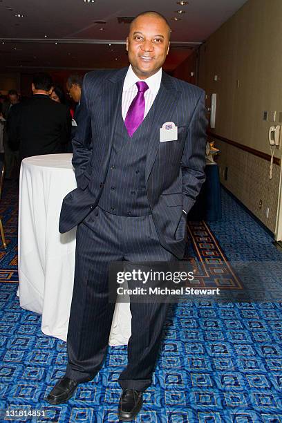 Player Darryl Hamilton attends the 22nd annual Going to Bat for B.A.T. At The New York Marriott Marquis on January 25, 2011 in New York City.