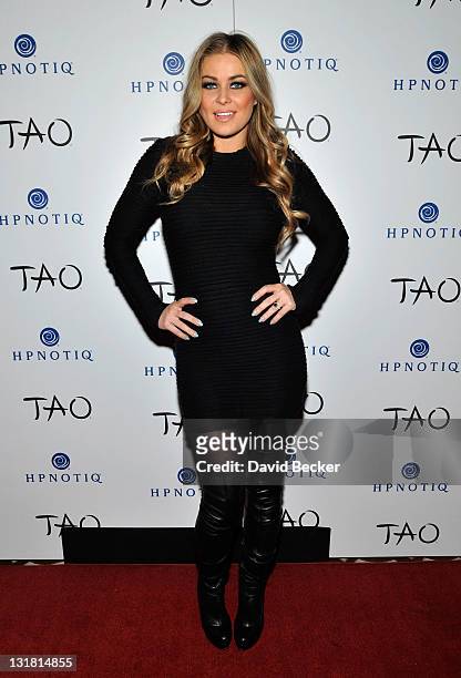 Carmen Electra Hosts Fifth Annual Tao A Go Go Contest With Hpnotiq At ...