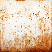Rusty Painted Metal Background