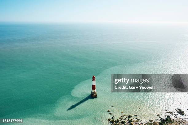 looking out over the sea at beachy head - eastbourne stock pictures, royalty-free photos & images