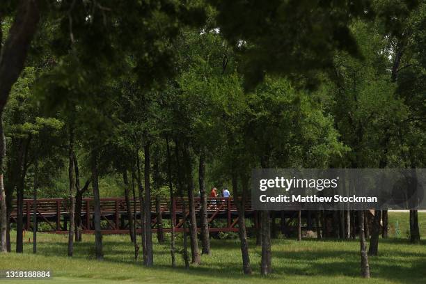 General view of TPC Craig Ranch during round three of the AT&T Byron Nelson on May 15, 2021 in McKinney, Texas.